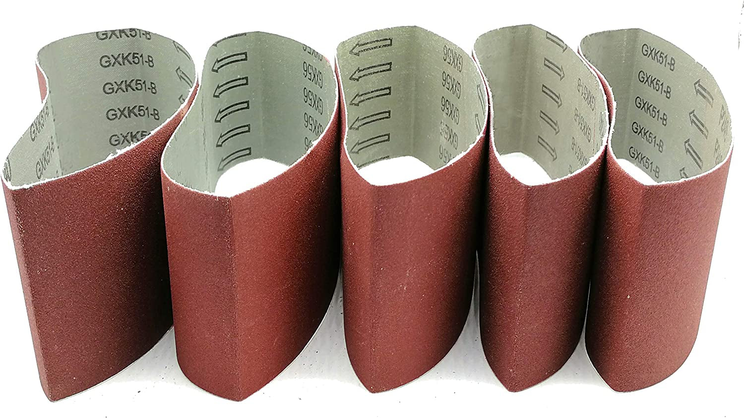 Zivisk, 1 Inch X 30 Inch Sanding Belt, 320/400/600/800/1000 Superfine Grits, 5 Pcs Aluminum Oxide Sanding Belts for Belt Sander