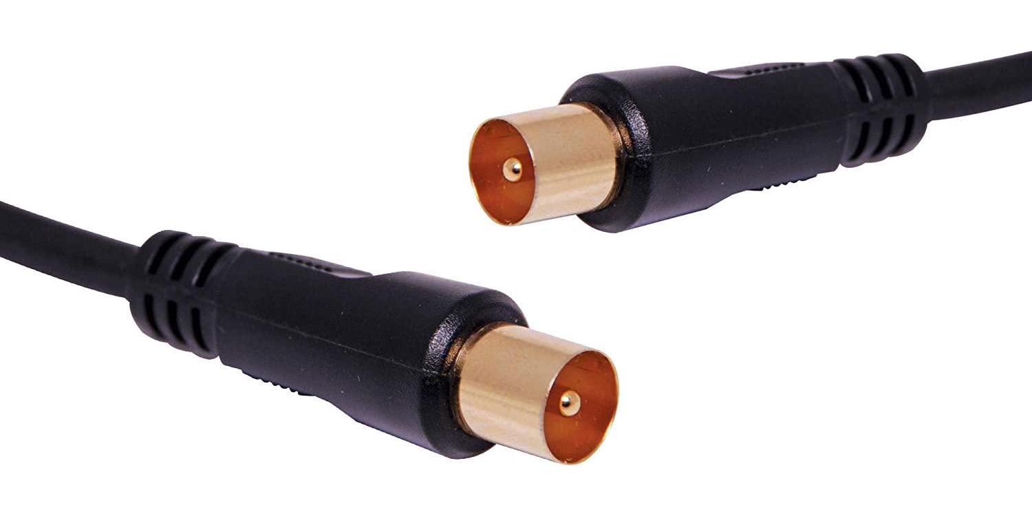 Dynalink, 1.5m PAL Male to PAL Male TV Aerial Cable