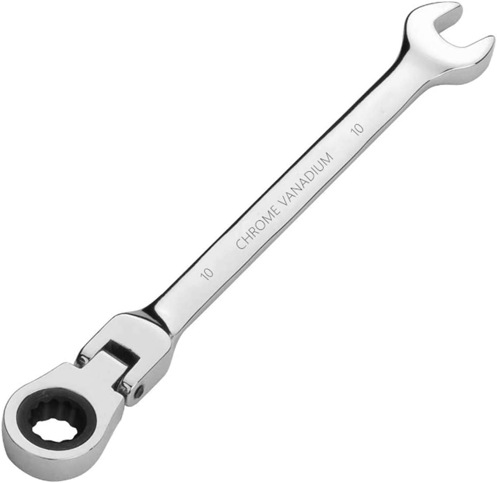 Robert Bosch, 12Mm Metric Flex-Head Ratchet Wrench,Box End Head 72-Tooth Ratcheting Combination Wrench Spanner