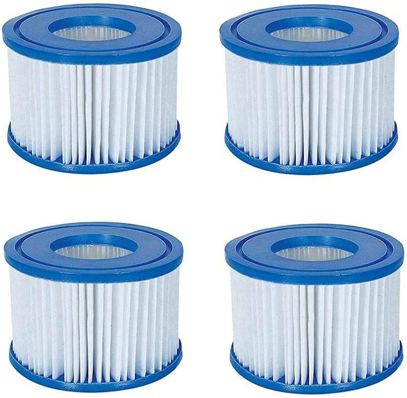 Wingsflying, 4 Pack Hot Tub Filter Cartridge Size VI for Bestway, Lay-Z-Spa, Coleman Saluspa 90352E 58323 Swimming Pool