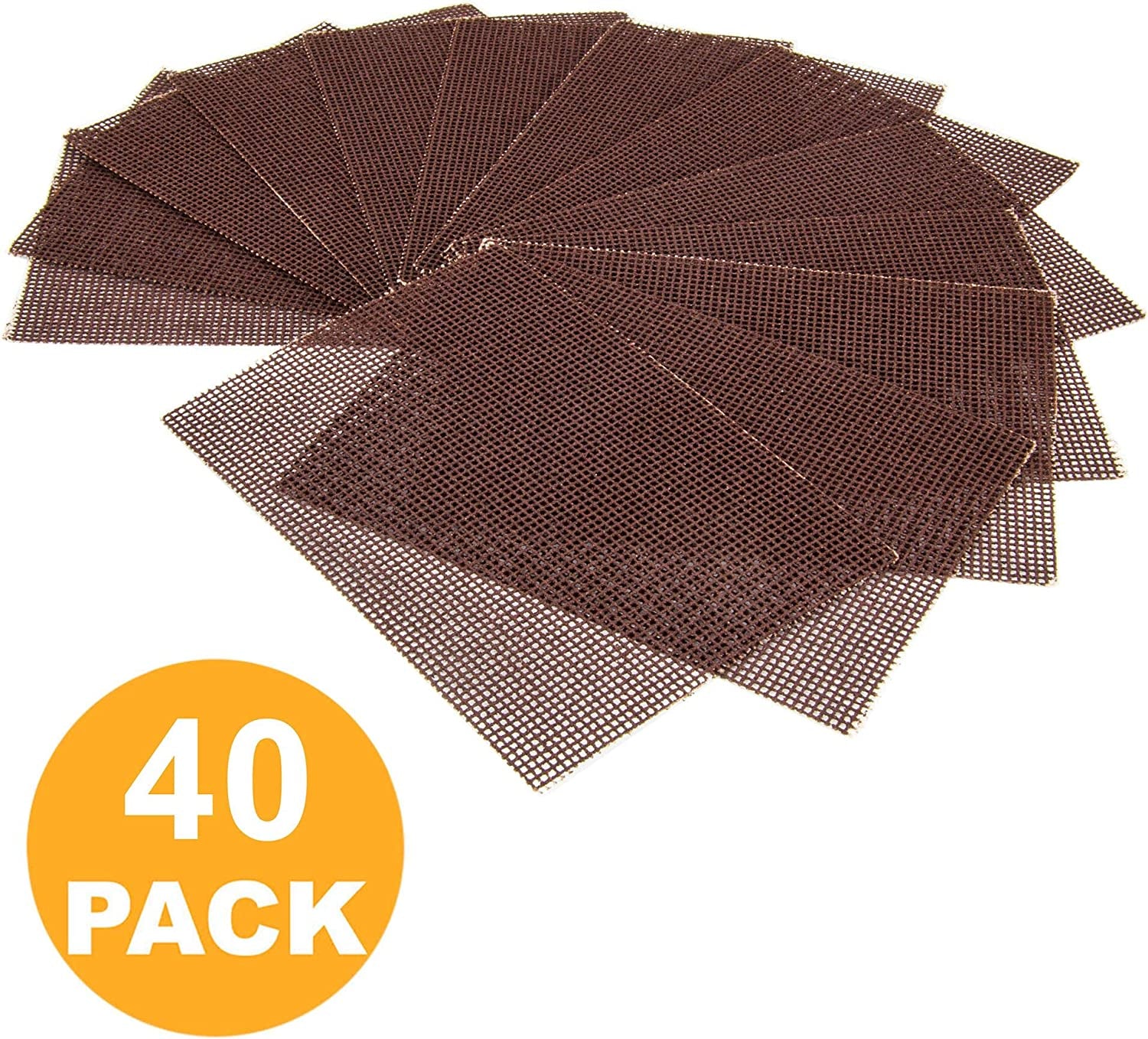 FMP Brands, [40 Pack] Grill Cleaning Screens - Griddle Scraping Cleaner Mesh, Commercial Grade Heavy Duty, Removal of Tough Stain on BBQ Grills, Cooktops and Stove Tops for Restaurant, Bars and Home Use