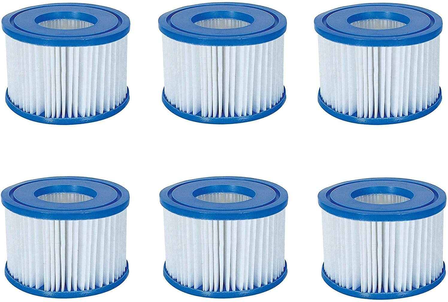 Wingsflying, 6 Pack Hot Tub Filter Cartridge Size VI for Bestway, Lay-Z-Spa, Coleman Saluspa 90352E 58323 Swimming Pool